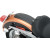 Протектор за калник FENDER SKINS заден с пламъчен шев винил черен DRAG SPECIALTIES 1405-0137 thumb