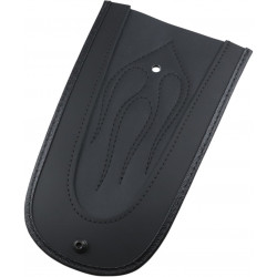 Протектор за калник FENDER SKINS заден с пламъчен шев винил черен DRAG SPECIALTIES 1405-0143