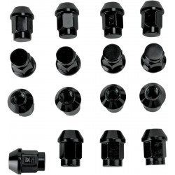 Гайка за джанта 10MM X 1.25MM 16 бр. конусна черна ДРУГИ 952-90BK