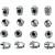 Гайка за джанта 10MM X 1.25MM 16 бр. конусовидна полирана хромирана ДРУГИ 952-90K thumb