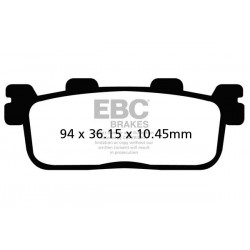 Накладка за спирачки carbon scooter EBC SFAC607