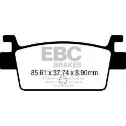 Накладка за спирачки carbon scooter EBC SFAC719