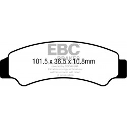 Спирачна накладка TT-series carbon offroad EBC FA726TT Спирачна накладка TT-series carbon offroad EBC FA726TT