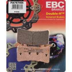Спирачна накладка sintered HH EBC FA757HH Спирачна накладка sintered HH EBC FA757HH