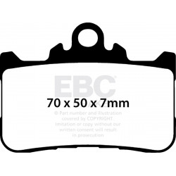 Спирачна накладка sintered HH EBC FA759HH