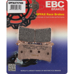 Спирачна накладка GPFA sinter rac EBC GPFAX757HH Спирачна накладка GPFA sinter rac EBC GPFAX757HH