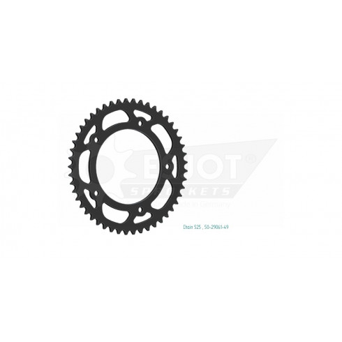 Заден венец 49T 525 ESJOT 50-29061-49 Заден венец 49T 525 ESJOT 50-29061-49
