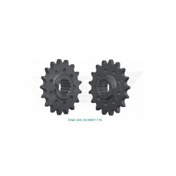 Зъбно колело предно 17T 525 ESJOT  50-29057-17S