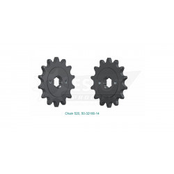 Зъбно колело предно 14T 520 ESJOT  50-32166-14