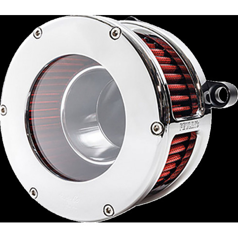 Въздушен филтър BA clear cover chrome/red M8 VVT FEULING PARTS 5478 Въздушен филтър BA clear cover chrome/red M8 VVT FEULING PARTS 5478