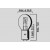 Крушка с нажежаема жичка за фар 12V 25/25W BA20D ДРУГИ 3923 thumb