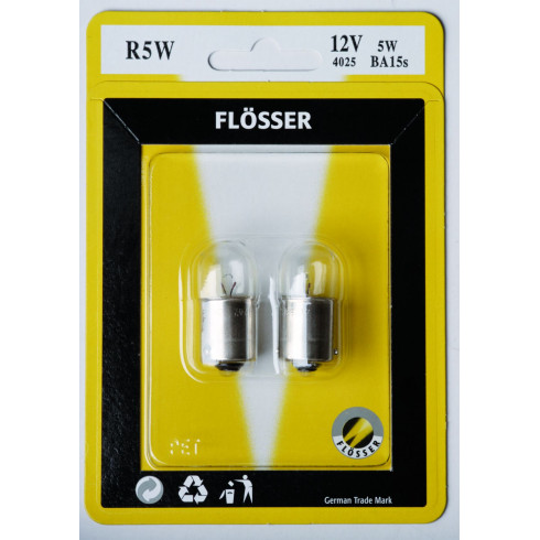 Крушка R5W 12V 5W BA15S 10PK ДРУГИ 4025 Крушка R5W 12V 5W BA15S 10PK ДРУГИ 4025