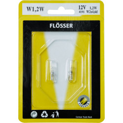 Крушка стъклена клиновидна 12V 1,2W T5 W2X4,6D 10PK ДРУГИ 4191