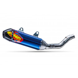 Гърне тип slip-on FACTORY 4.1 RCT от титан с черна карбонова крайна капачка FMF 043381