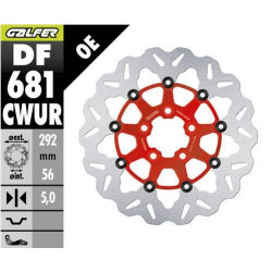 Спирачен диск плаващ wave GALFER DF681CWUR