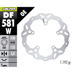 Спирачен диск fixed wave GALFER DF581W