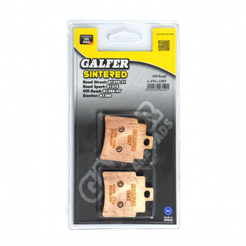 Спирачна накладка sintered ATV GALFER FD275G1397 Спирачна накладка sintered ATV GALFER FD275G1397