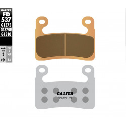 Спирачна накладка HH series ceramic GALFER FD537G1375 Спирачна накладка HH series ceramic GALFER FD537G1375
