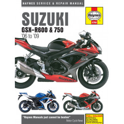 Ръководство за обслужване SUZUKI GSX R600 & 750 (06 ДРУГИ 9781785213540 Ръководство за обслужване SUZUKI GSX R600 & 750 (06 ДРУГИ 9781785213540