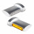 Светлини за мигачи, стоп и габаритни светлини Winglets Fender LED 3-в-1 хром HEINZ BIKES HBWL-3TS-C thumb