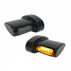 Мигачи winglets micro SMD кехлибар/черен HEINZ BIKES HBWLM