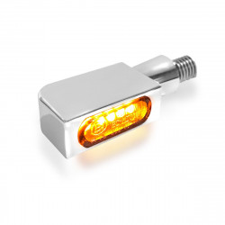 Мигач BLOKK-Line SMD Micro Amber/Chrome HEINZ BIKES HBBL-M-1-C
