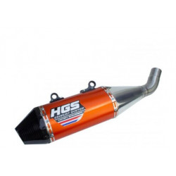 Заглушител orange ss / carbon end cap HGS XF-923-SCO Заглушител orange ss / carbon end cap HGS XF-923-SCO