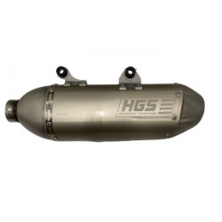 Заглушител сив ss / стоманен накрайник HGS XO-024-USG Заглушител сив ss / стоманен накрайник HGS XO-024-USG