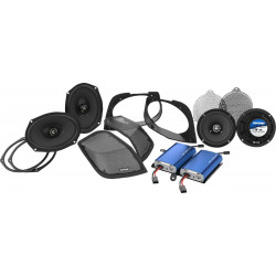 Комплект за вграждане с усилвател и високоговорители ДРУГИ RETRO 450.4 KIT Комплект за вграждане с усилвател и високоговорители ДРУГИ RETRO 450.4 KIT