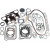 Комплект гарнитури за двигател JAMES GASKETS JGI-17026-86-MLS thumb