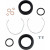 Комплект семеринги SHOWA вилка JAMES GASKETS JGI-45849-75 thumb