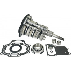 Супер комплект зъбни колела FAT 6, 2007-2017 TWIN CAM черен JIMS USA 8600
