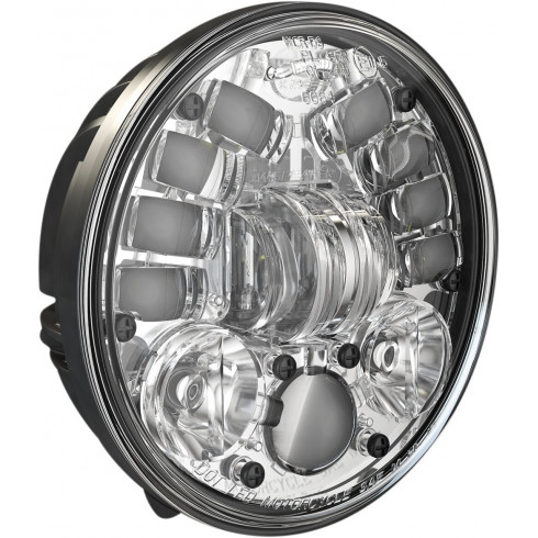Преден фар LED ADAPTIVE 2 8691 14.5 CM (5.75'') хром ДРУГИ 0555121 Преден фар LED ADAPTIVE 2 8691 14.5 CM (5.75'') хром ДРУГИ 0555121