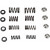 Комплект пружини racing titanium retainer KIBBLEWHITE 30-31250 thumb