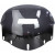 Предно стъкло flare short vented HONDA GOLD WING dark smoke KLOCK WERKS KWW-06-0260 thumb