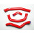 Комплект маркучи CRF250R 18- червени KSX WM054R Комплект маркучи CRF250R 18- червени KSX WM054R thumb