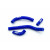 Комплект маркучи CRF450 21- BLUE KSX WM145B Комплект маркучи CRF450 21- BLUE KSX WM145B thumb