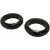 39mm капак за вилката - черен LA CHOPPERS LA-7503-39B thumb