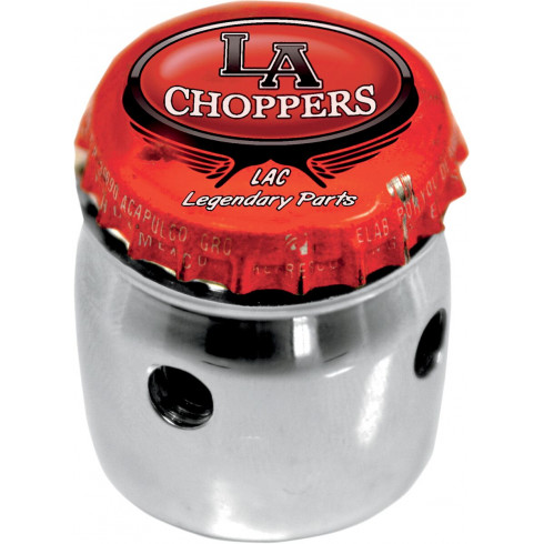 Капачка за бутилка top-choke knob cover chrome HD LA CHOPPERS LA-7608-01 Капачка за бутилка top-choke knob cover chrome HD LA CHOPPERS LA-7608-01