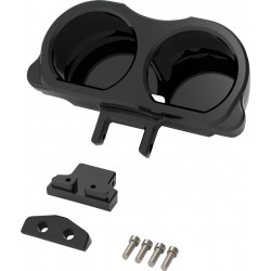 Крепеж за уред GAUGE MNT 15+ FLT BLK LA CHOPPERS LA-7397-03B