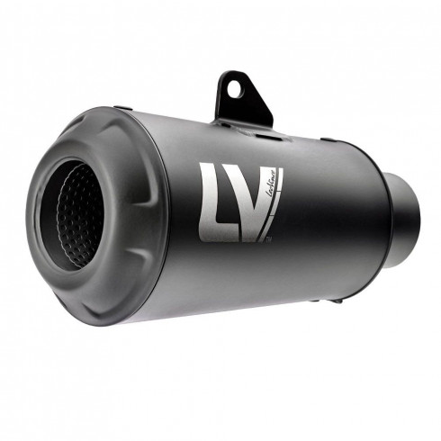 Lv-10 full black slip-on muffler stainless steel ECE ДРУГИ 15239FB Lv-10 full black slip-on muffler stainless steel ECE ДРУГИ 15239FB