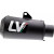 Lv-10 full black slip-on muffler stainless steel ECE ДРУГИ 15239FB Lv-10 full black slip-on muffler stainless steel ECE ДРУГИ 15239FB thumb