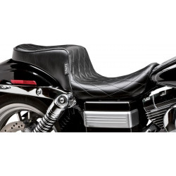 Седалка CHEROKEE 2-UP DIAMOND STITCH BLACK LE PERA LN-023DM
