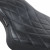 Седалка COBRA 2-up с диамантени шевове черна LE PERA LK-076DM thumb