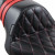 Седалка stubs spoiler diamond stitched black w/red speed stripes LE PERA LK-416DMRED thumb