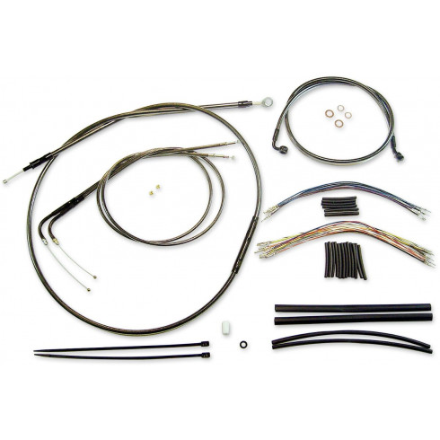Комплект за монтаж на кормило designer black pearl chrome black/clear MAGNUM SHIELDING 487771 Комплект за монтаж на кормило designer black pearl chrome black/clear MAGNUM SHIELDING 487771