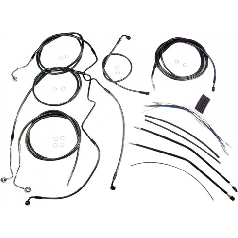 Комплект за монтаж на кормило designer black pearl chrome black/clear MAGNUM SHIELDING 487841 Комплект за монтаж на кормило designer black pearl chrome black/clear MAGNUM SHIELDING 487841
