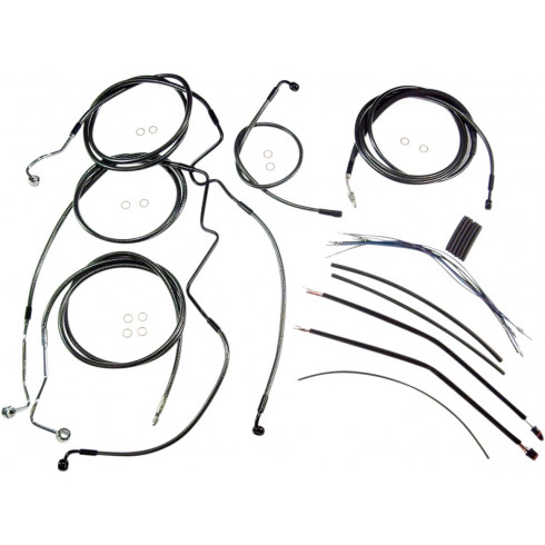 Комплект за монтаж на кормило designer black pearl chrome black/clear MAGNUM SHIELDING 487871 Комплект за монтаж на кормило designer black pearl chrome black/clear MAGNUM SHIELDING 487871