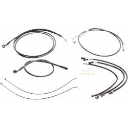 Комплект за монтаж на кормило designer black pearl chrome black/clear MAGNUM SHIELDING 487932