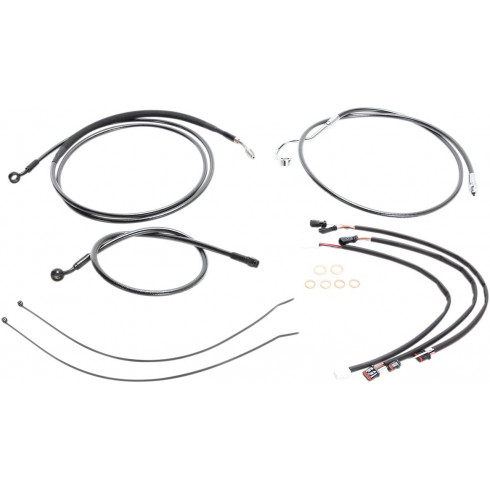 Комплект за монтаж на кормило designer black pearl chrome black/clear MAGNUM SHIELDING 487932 Комплект за монтаж на кормило designer black pearl chrome black/clear MAGNUM SHIELDING 487932